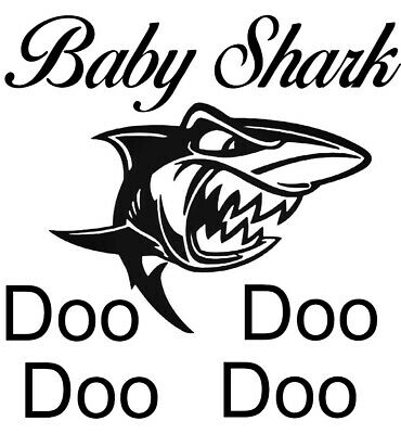 Detail Baby Shark Black And White Clipart Nomer 41