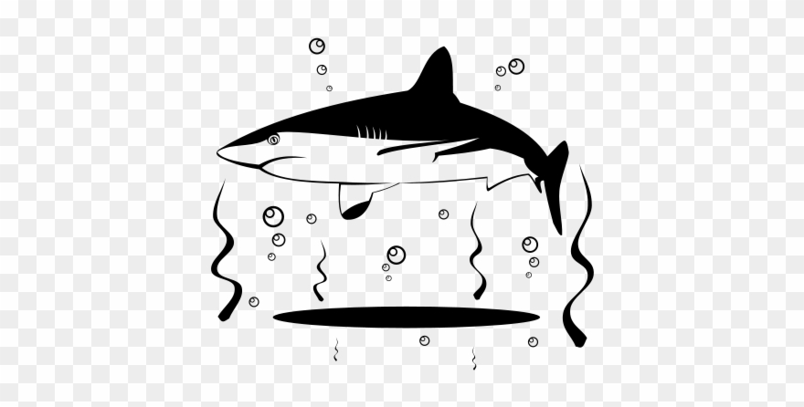 Detail Baby Shark Black And White Clipart Nomer 49