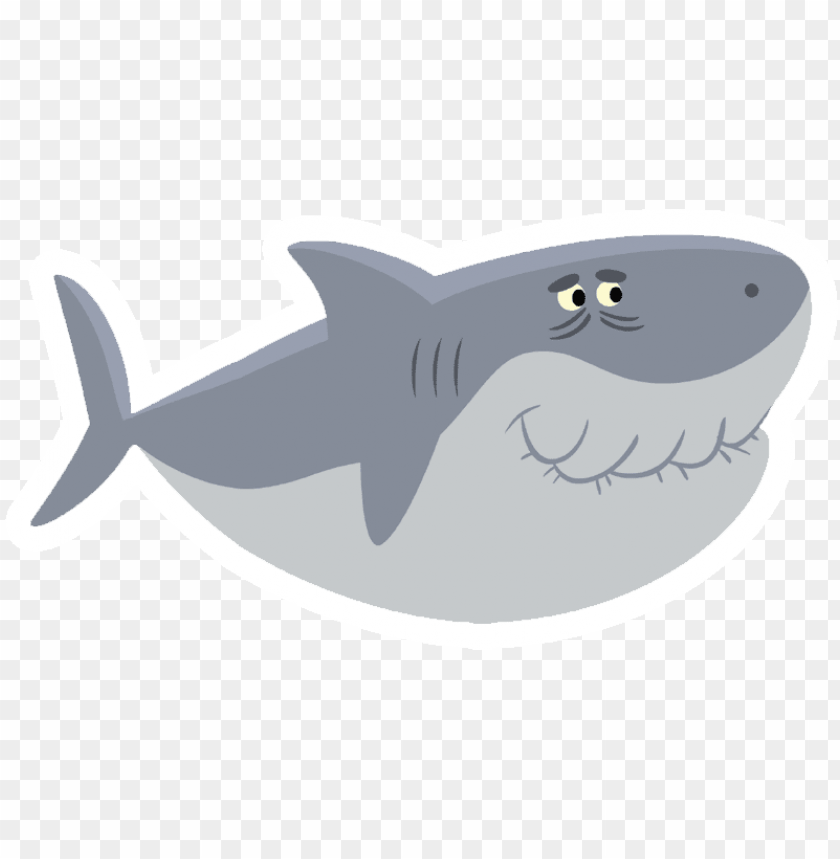 Detail Baby Shark Black And White Clipart Nomer 50