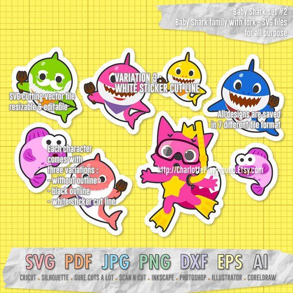 Detail Baby Shark Family Clipart Nomer 41