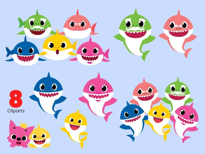 Detail Baby Shark Family Clipart Nomer 7