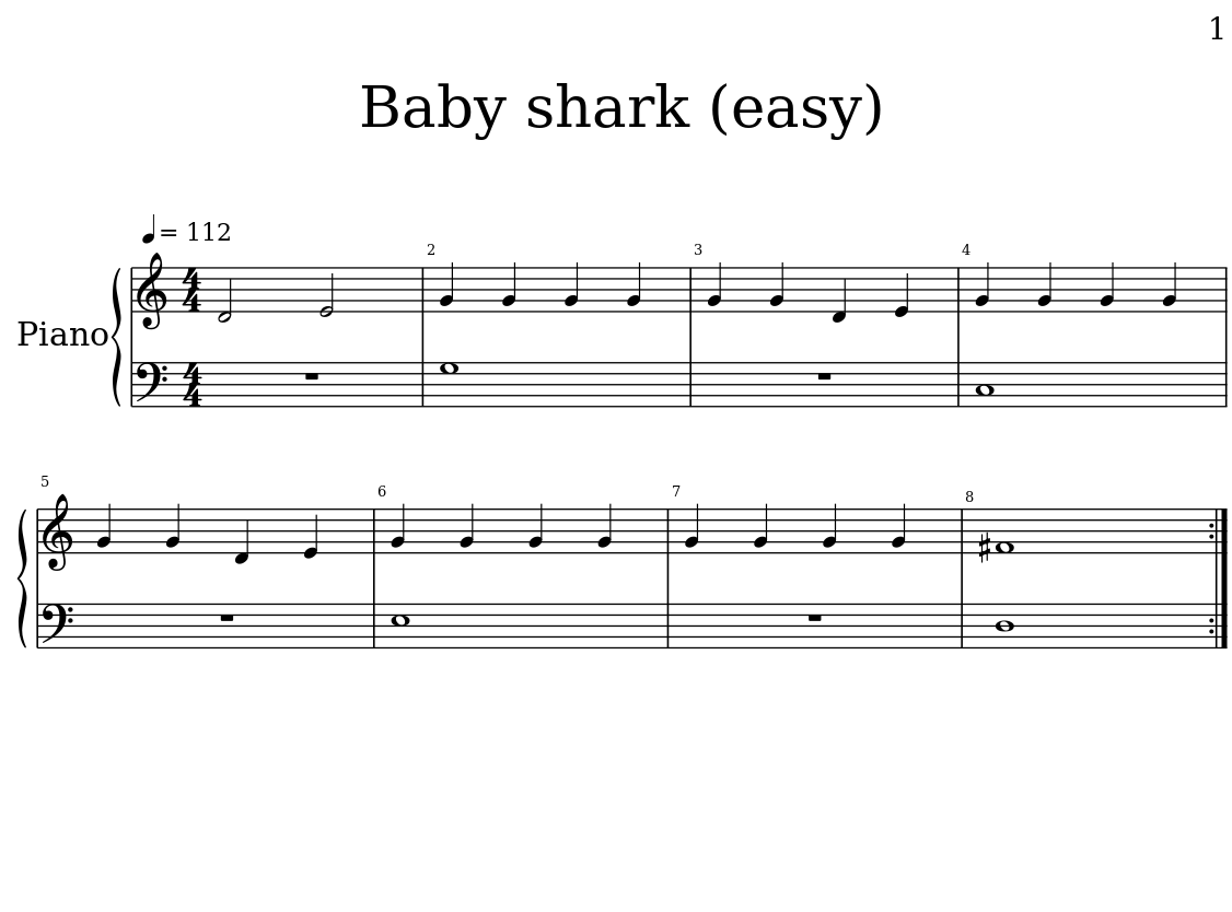Detail Baby Shark Trumpet Notes Nomer 5