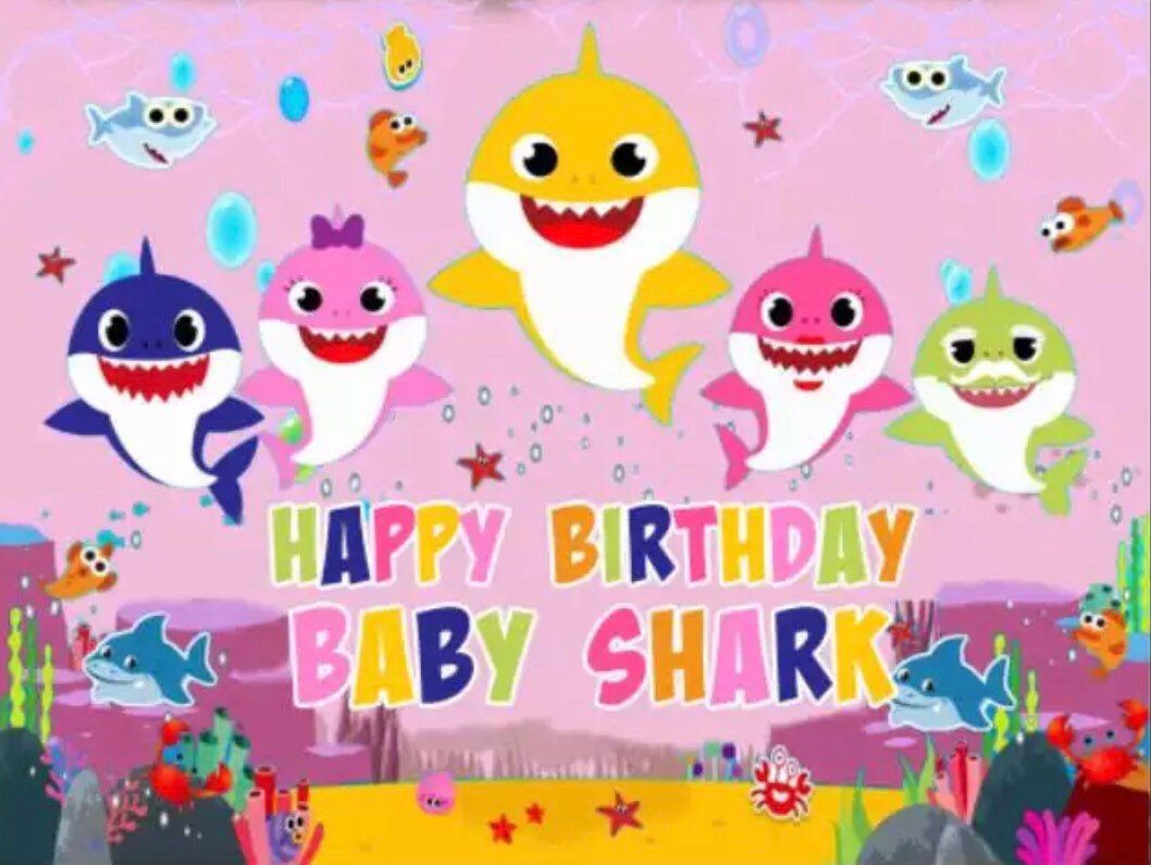 Detail Baby Shark Wallpaper Birthday Nomer 12