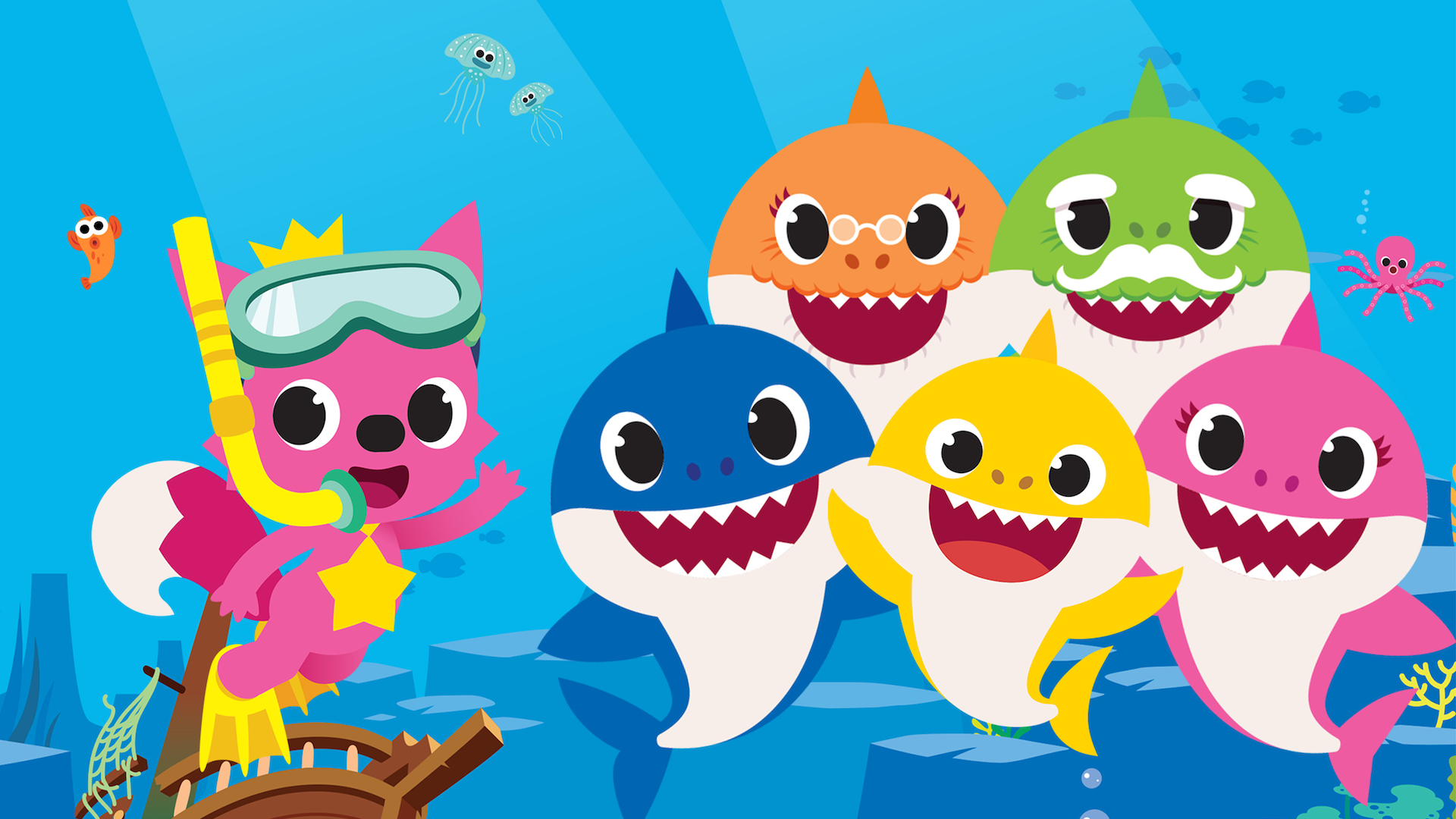 Detail Baby Shark Wallpaper Birthday Nomer 28