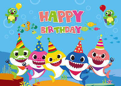 Detail Baby Shark Wallpaper Birthday Nomer 38