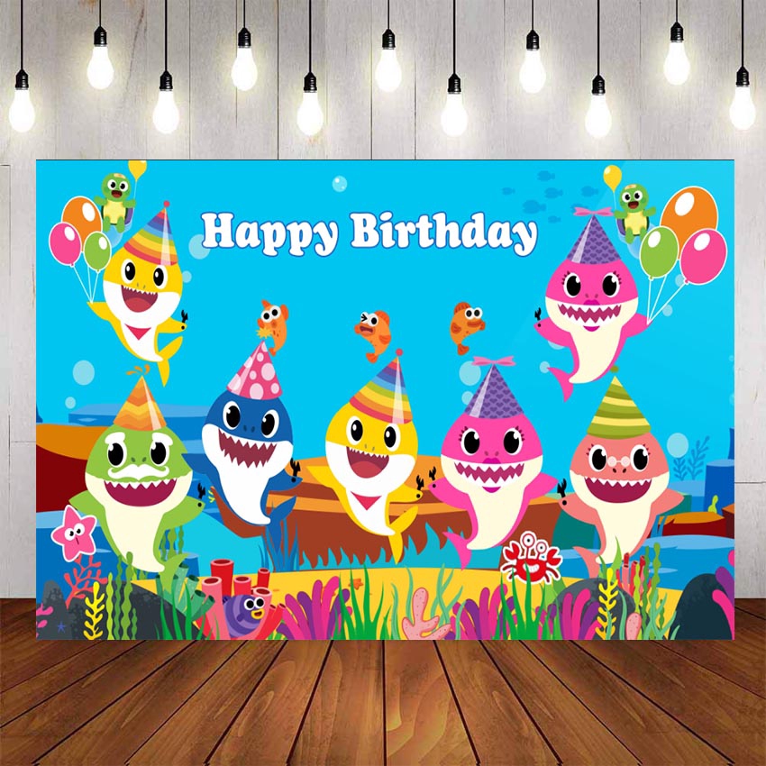 Detail Baby Shark Wallpaper Birthday Nomer 46