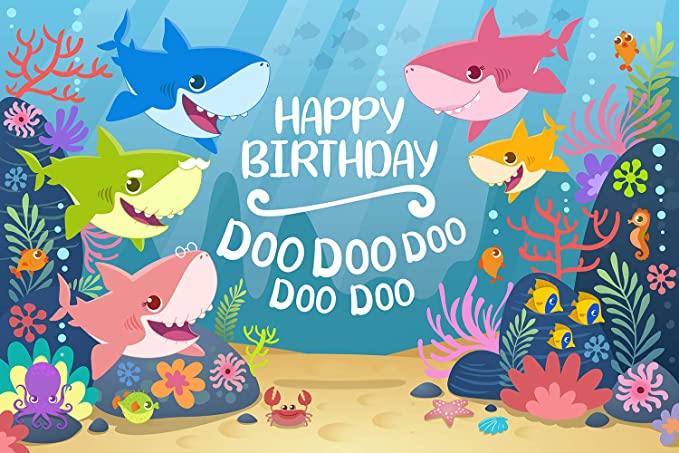 Detail Baby Shark Wallpaper Birthday Nomer 9