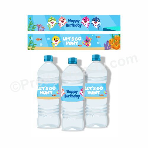 Detail Baby Shark Water Bottle Labels Free Nomer 40