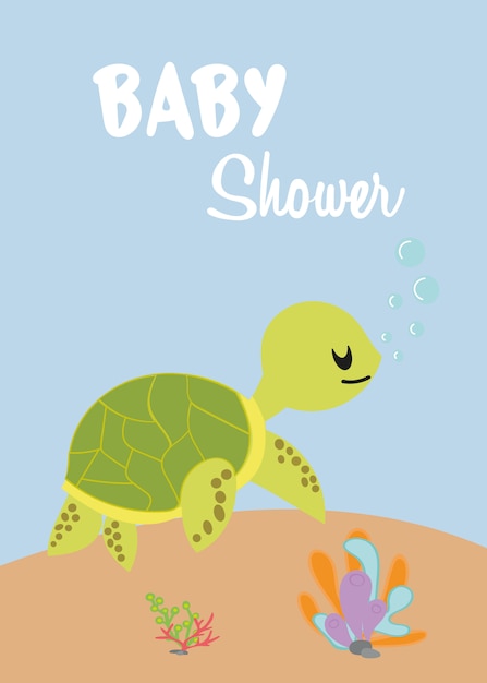 Detail Baby Shower Turtle Clipart Nomer 45