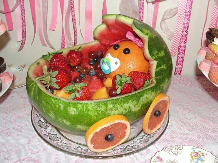 Detail Baby Shower Watermelon Carriage Nomer 34