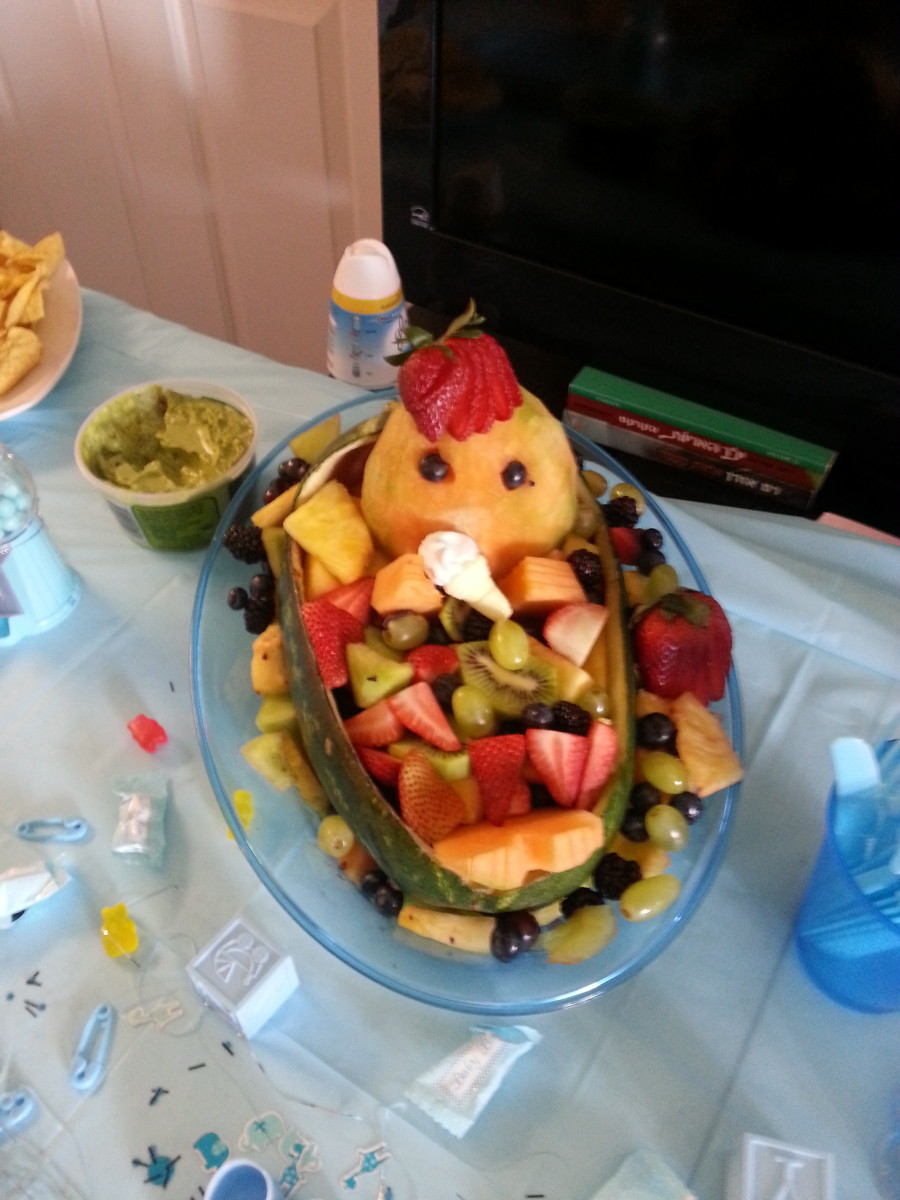 Detail Baby Shower Watermelon Carriage Nomer 44