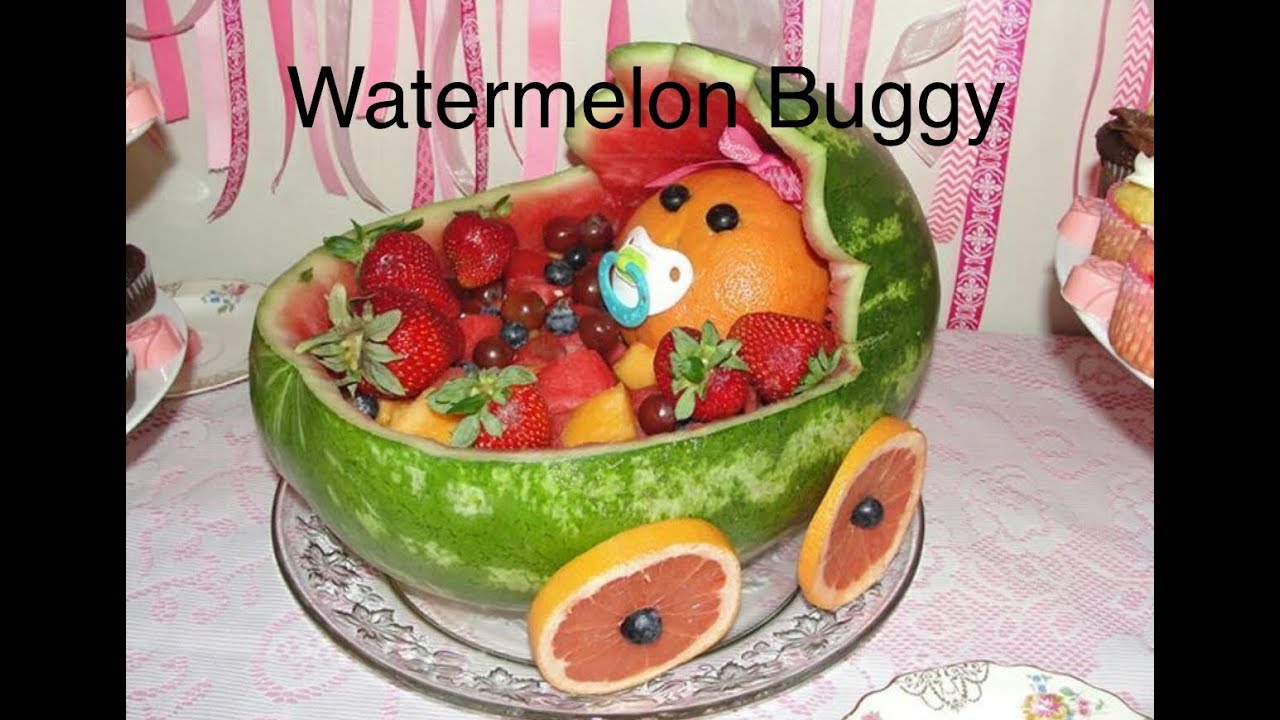 Detail Baby Shower Watermelon Carriage Nomer 47