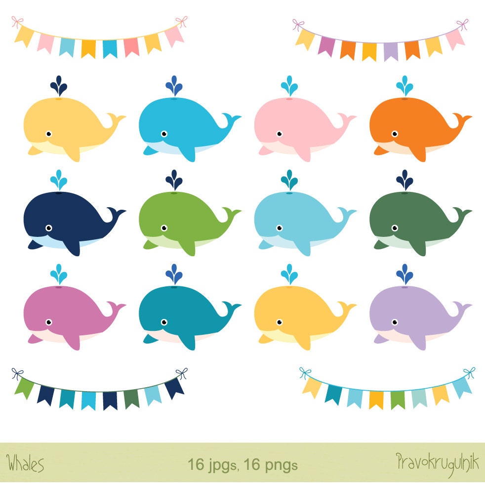 Detail Baby Shower Whale Clipart Nomer 13