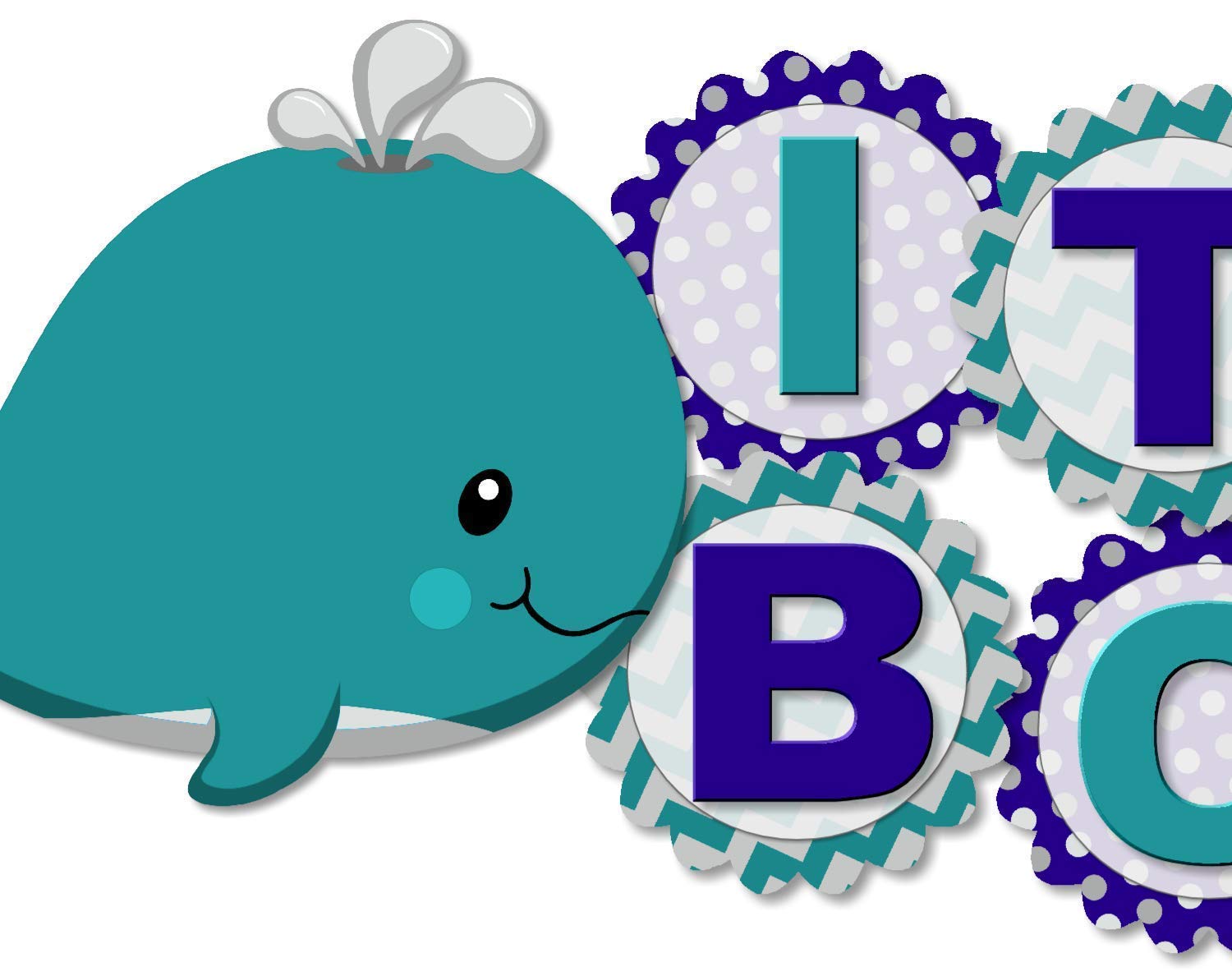 Detail Baby Shower Whale Clipart Nomer 24