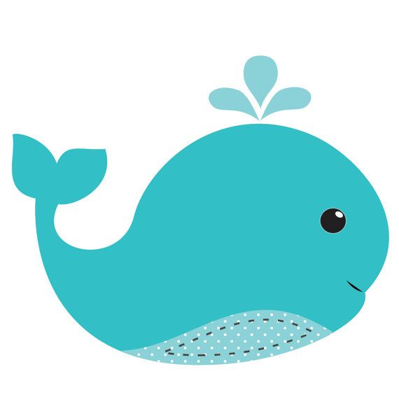 Detail Baby Shower Whale Clipart Nomer 4