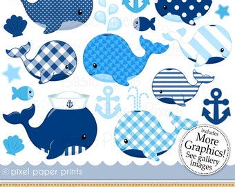 Detail Baby Shower Whale Clipart Nomer 33