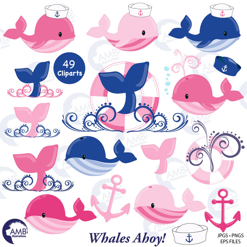 Detail Baby Shower Whale Clipart Nomer 35