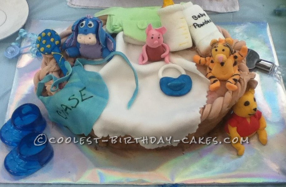 Detail Baby Shower Winnie The Pooh Cakes Nomer 31