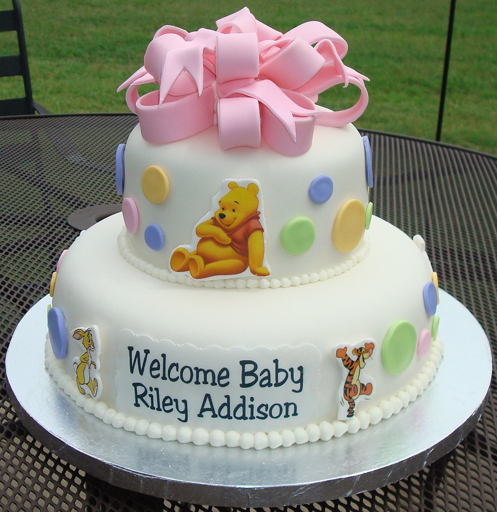 Detail Baby Shower Winnie The Pooh Cakes Nomer 53
