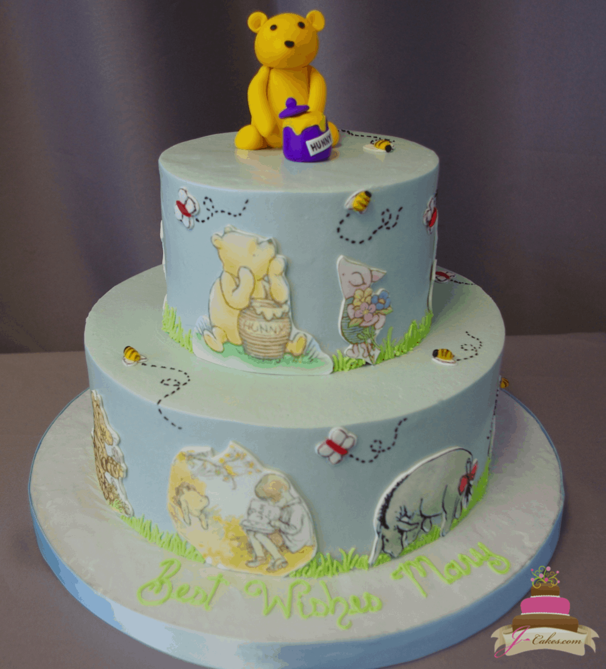 Detail Baby Shower Winnie The Pooh Cakes Nomer 54