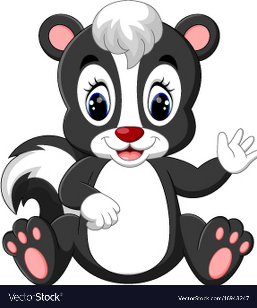 Detail Baby Skunk Clipart Nomer 4