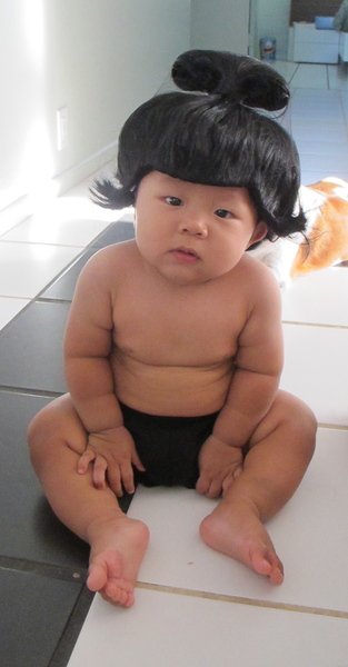 Detail Baby Sumo Wig Nomer 3