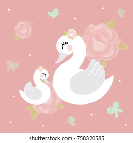 Detail Baby Swan Clipart Nomer 16