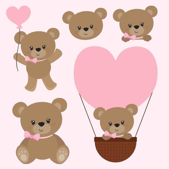 Detail Baby Teddy Bear Clipart Nomer 44