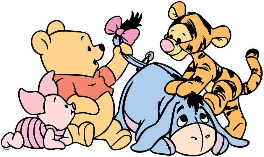 Detail Baby Winnie The Pooh And Friends Clipart Nomer 5