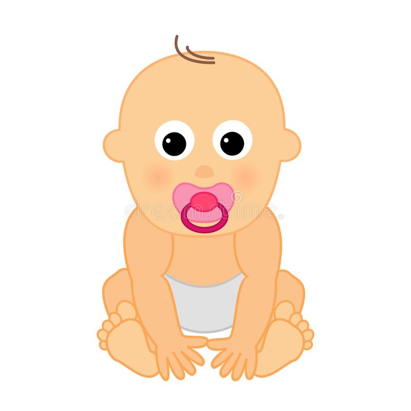 Detail Baby With Pacifier Clipart Nomer 4