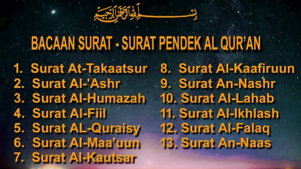 Detail Baca Alquran Surat Pendek Nomer 39