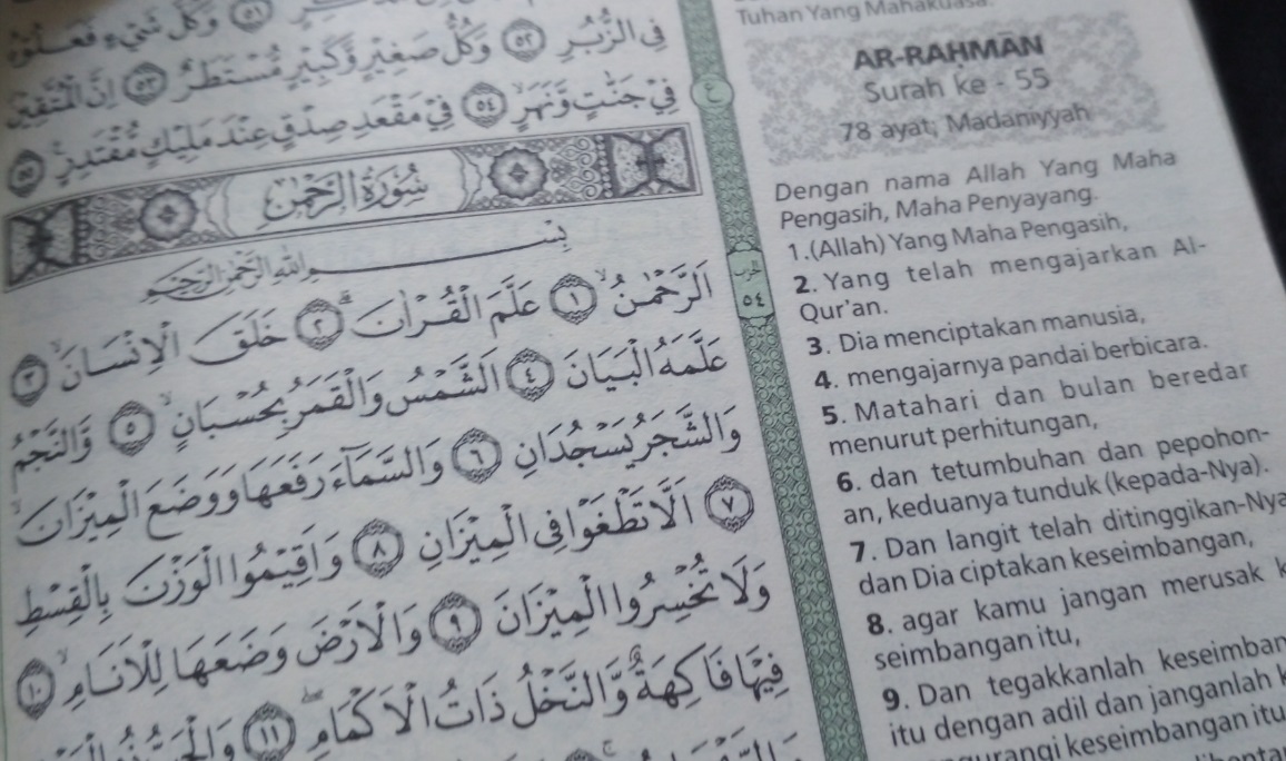 Detail Baca Surat Ar Rahman Nomer 16