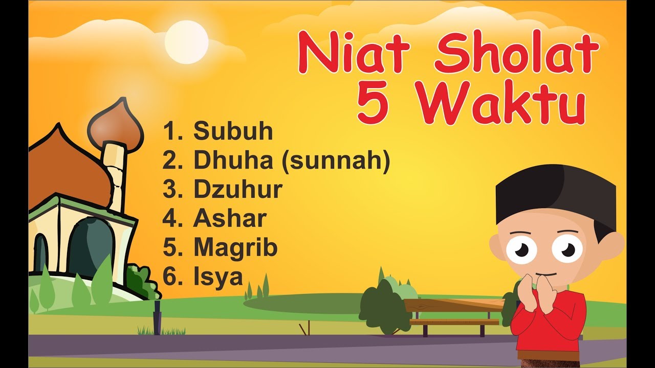 Detail Bacaan Sholat 5 Waktu Dan Gambarnya Nomer 40