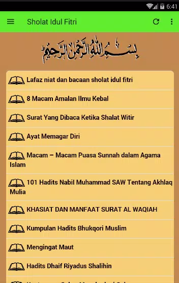 Detail Bacaan Sholat Ied Fitri Nomer 6