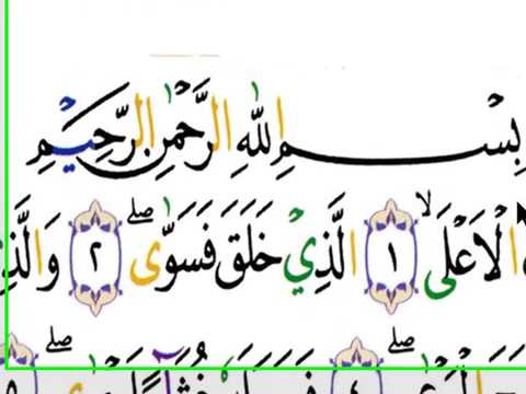 Detail Bacaan Surat Al A La Nomer 34