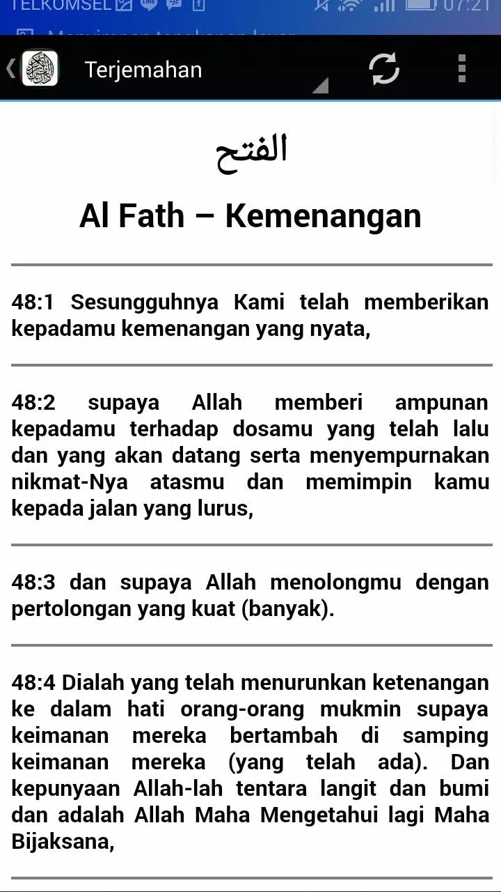 Detail Bacaan Surat Al Fath Nomer 12