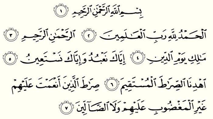 Detail Bacaan Surat Al Fatihah Yg Baik Dan Benar Nomer 4