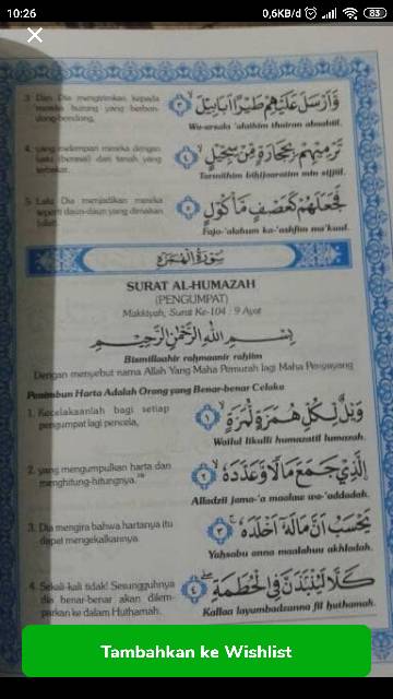 Detail Bacaan Surat Al Humazah Arab Dan Latin Nomer 23