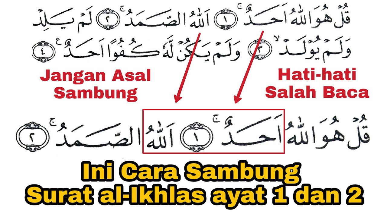 Detail Bacaan Surat Al Ikhlas Nomer 19