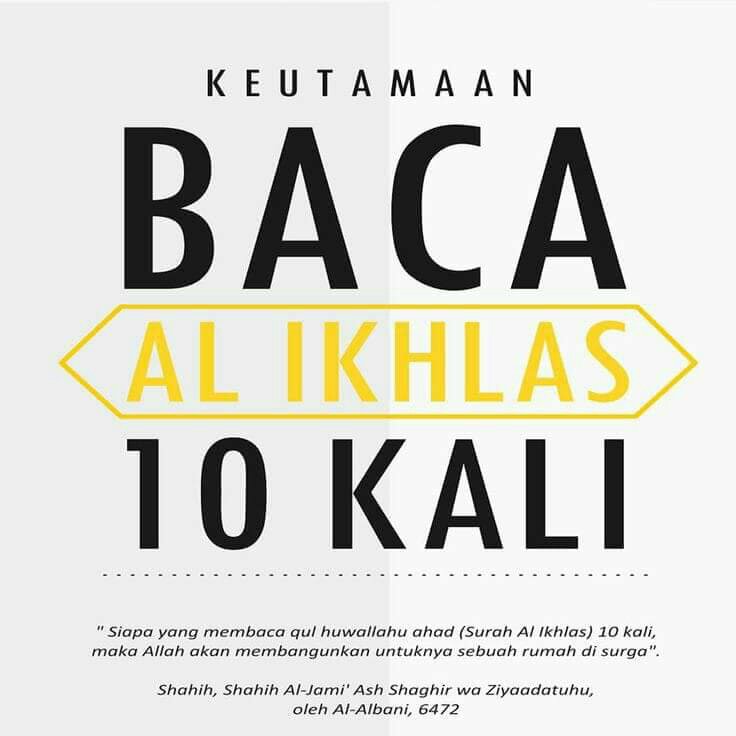 Detail Bacaan Surat Al Ikhlas Nomer 29