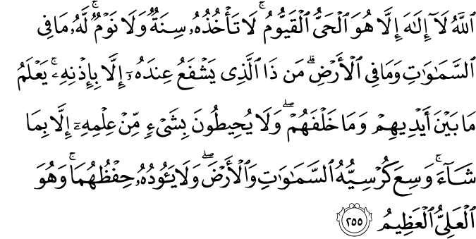 Detail Bacaan Surat Al Kursi Nomer 31