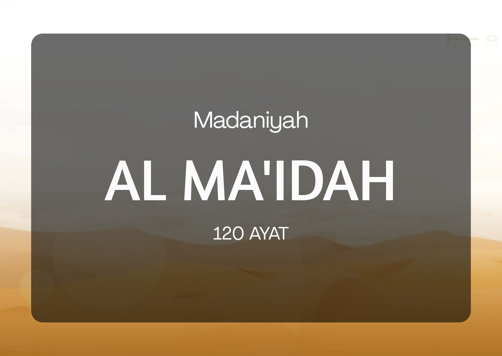 Detail Bacaan Surat Al Maidah Nomer 30