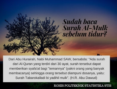 Detail Bacaan Surat Al Mulk Sebelum Tidur Nomer 37