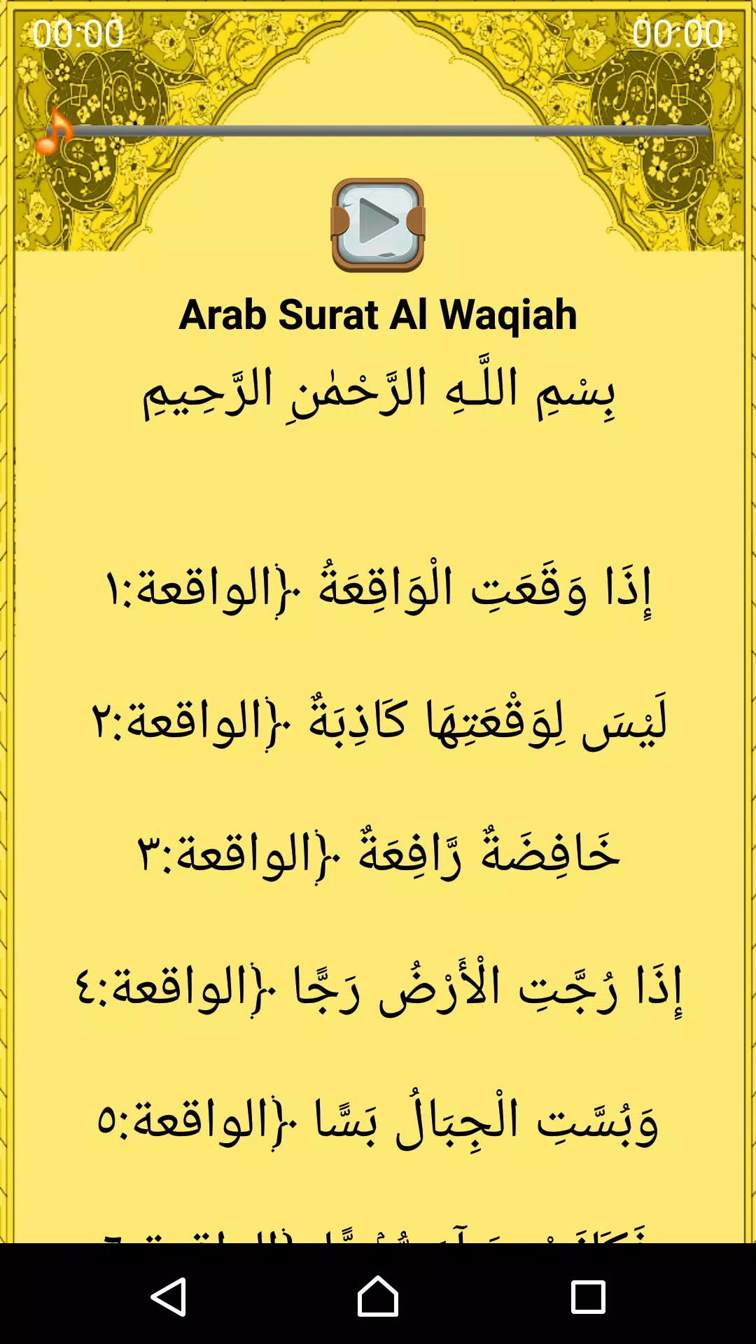 Detail Bacaan Surat Al Waqiah Nomer 30