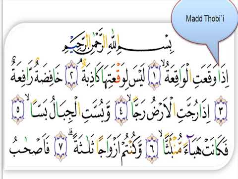 Detail Bacaan Surat Al Waqiah Nomer 9