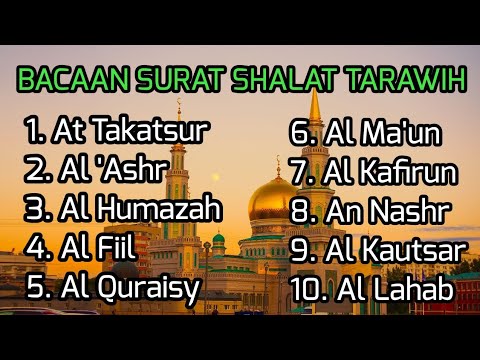 Detail Bacaan Surat Dalam Shalat Tarawih 11 Rakaat Nomer 15