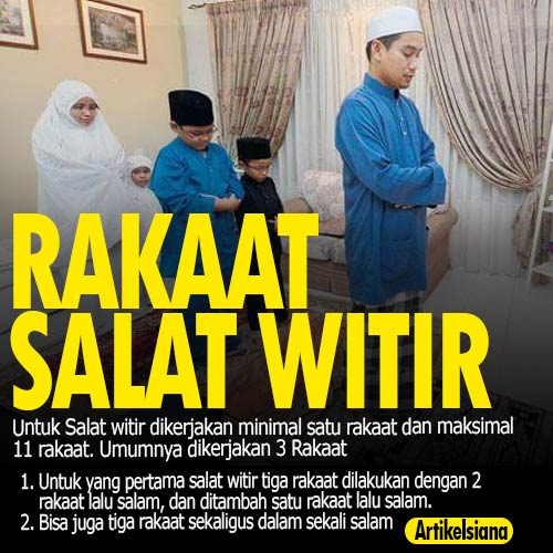 Detail Bacaan Surat Dalam Shalat Witir Nomer 39