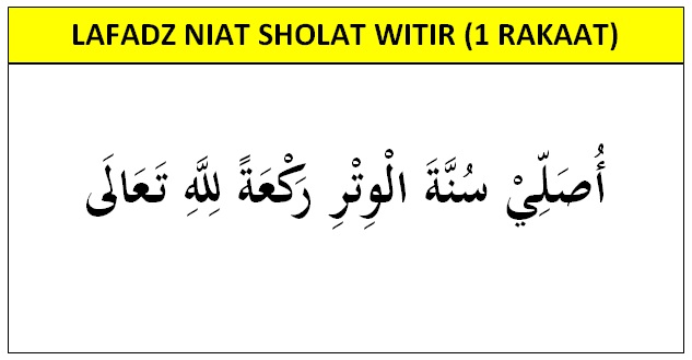 Detail Bacaan Surat Dalam Shalat Witir Nomer 45