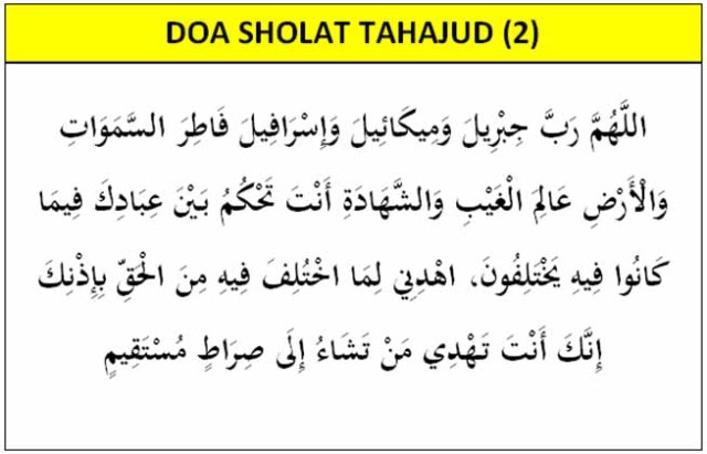 Detail Bacaan Surat Dalam Sholat Tahajud Nomer 15