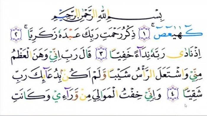 Detail Bacaan Surat Maryam 1 11 Nomer 5